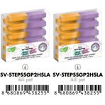 Serve Steps Silgi Pastel Hrd Sar-Lavanta 2li Pet (2 paketi)