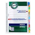 Serve SV-5525-K A4 Seperatör 12 Renkli Kağıt