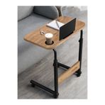 servetavcı Bambu Yükseklik Ayarlı Laptop ve Tablet Sehpası Çalışma Masası - Atlantik Çam 60X40 (Tekerlekli)