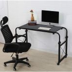 servetavcı Genişlik ve Yükseklik Ayarlı Eğim Verilebilen Çalışma Masası - Antrasit (Tekerli) - 80x40