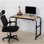 servetavcı Genişlik ve Yükseklik Ayarlı Eğim Verilebilen Çalışma Masası - Çam (Tekerli) - 80 x 40 cm - Atlantik Çam