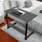 Servetavcı Yükseklik Ayarlı Çalışma Masası - Antrasit (Tekerli) 80X40