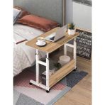 Servetavcı Yükseklik Ayarlı Çalışma Masası - Atlantik Çam 2 (Tekerli) 100X50 Oval Kenar