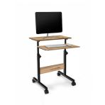 Servetavcı Yükseklik Ayarlı Laptop Sehpası Ve Çalışma Masası - Atlantik Çam (Tekerli) 60X60
