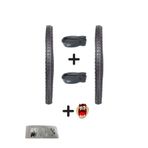 Servis Bisiklet 24 İç Dış Lastik Seti Ön Arka Takım- (Dış 24x1,95 - İç 24x1.75-2.125) Hedye Tzmanya sticker