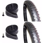 Servis Bisiklet Lastik Seti 24X1.95 (2 Dış +2 Iç Lastik) - Siyah - 24 x 1.95
