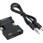 Ses Destekli HDMI To VGA Dönüştürücü Adaptör