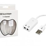 Ses Kartı Bozuk Olan İçin Çözüm Virtual 7.1 Beyaz Usb Ses Kartı Usb Sound Adaptör