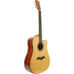 Ses Müzik Aletleri Akustik Gitar Cutaway Kasa Maun SGA41MN
