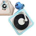 Ses Plak Anahtarlık,Müzik Temalı Anahtarlık | Çiftler İçin Plak Çalar Vintage Anahtarlık Tuşları Kayıt Fonksiyonu,Çiftler İçin Albüm Kaydedici Anahtarlık Çanta Kolye