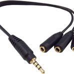 Ses Sistemi Kablosu Erkek Stereo 3 Dişi Stereo 3 Dişi Aux 1 Erkek Aux Kablo Creative Ses Sistemi Kablosu 3 Port Aux Çaoğaltıcı 3 Lü Stereo Çoğaltıcı