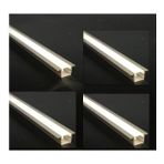 Sese 12MT Alüminyum LED Kanalı, LED Profili , Şerit LED Kanalı Boş Kasa 72404010203X4 - Beyaz