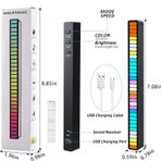 Sese Duyarlı Ekolayzer 32 led 8 Mod 18 Renk Çubuk Led