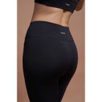 SESEH IVY Siyah Ön Büzgülü Seamless Scrunch Toparlayıcı Kadın Spor Tayt