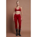 SESEH MOSS V Kırmızı Seamless Dikişsiz Scrunch Toparlayıcı Spor Tayt