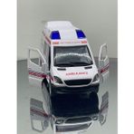 sesli Işıklı Ambulans Metal Oyuncak Araba