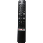Sesli Kontrol Uzaktan Kumandası, Tcl Sesli LCD LED Tv Için Uzaktan Kumanda RC901V Netflix / Youtube Için Yedek Uzaktan Kumanda - Siyah