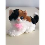 Sesli Miyavlayan Peluş Kedi Oyuncak Hediyelik Uyku Arkadaşı 30 Cm Çok Renkli