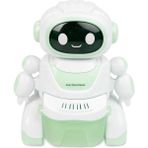 Sesli ve Işıklı 2 Fonksiyonlu Oyuncak Sevimli Robot Süpürge - Sweeping Robot - Yeşil