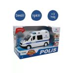 Sesli Ve Işıklı Polis Aracı – Sürtme Güçlü Oyuncak Araç (112 Polis İmdat)
