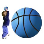 Sessiz Basketbol Kapalı Alan,Sessiz Basketbol,Basketbol No Noise Profesyonel Boyut 3/5 | Basketbolseverler için Yumuşak Darbelere Dayanıklı Havasız Basketbol, Spor Fitness Aletleri