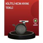 Sessiz Dönen Kilitli Mobilya Tekerleği 4 cm