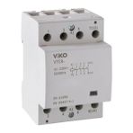Sessiz Ray Tipi Kontaktör 25A 4no 230V Ac Viko