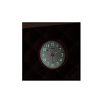 Sessiz Sürgülü İkincil Fosforlu 22 Cm Koyu Okunabilir Ahşap Dekor Mineral Cam Duvar Saati