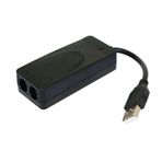 Sessleger USB faks modem çift bağlantı noktası USB2.0 56K V.92 V.90 harici modem denetleyicisi Win 7 8 10 XP bilgisayarda faks göndermek için