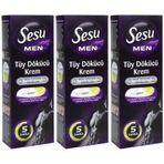 Sesu 3x100 ml Erkekler İçin Tüy Dökücü Krem