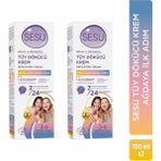 Sesu Ağdaya İlk Adım 2x100 ml Tüy Dökücü Krem