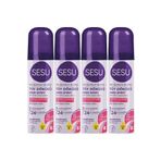 Sesu Hassas Ciltler 4x150 ml Tüy Dökücü Köpük Sprey