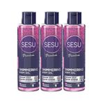 Sesu Shimmering Body Oil 3x150 ml Simli Cilt Bakım Yağı