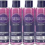 Sesu Shimmering Body Oil 4x150 ml Simli Cilt Bakım Yağı