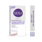 Sesu Soft Tüm Vücut & Yüz Bölgesi Sir Ağda Bantları 32 Li Vegan
