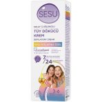 Sesu Tüy Dökücü Krem 100 ml 7 Gün Süren Pürüzsüzlük ve 24 Saat Nemlendirme Özelliği