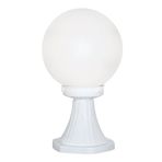 Set Üstü Glop - Bahçe Duvar Armatürü - BEYAZ