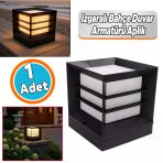 Set Üstü Mega Izgaralı Bahçe Duvar Armatürü 60 Cm Aplik Suya Dayanıklı Modern Dış Mekan Aydınlatma