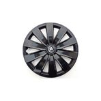 Seta 16'' Inç Citroen Jant Kapağı 4 Adet Çelik Jant Görünümlü Parlak Siyah - Kırılmaz Esnek -