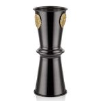 setabianca ELEGANCE ANTRASİT PİRİNÇ VAZO