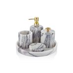 setabianca EVZA MERMER BANYO SETİ LOTUS LEYLAK