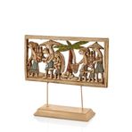 setabianca *Kaideli Dikdörtgen Dekoratif Obje 9 * 35 * 30 Cm