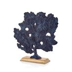 setabianca Lacivert Damarlı Kaideli Mercan Biblo 10 * 40 * 40 Cm