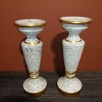 SETABIANCA MC-034 White Marble 2'li Mumluk 11x31cm