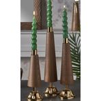 setabianca Missile Ahşap Mumluk Orta Boy 30 cm