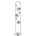 setabianca Oval Mini Toplu Lambader Gümüş 30 * 30 * 143 Cm