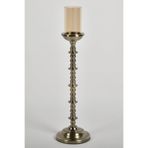 SETABIANCA Regina Şamdan Girintili Bronz Büyük 54x16x16 cm