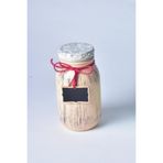 SETABIANCA SETA-526-Y Vintage Kavanoz Isimlik Kumaş Kapak Yeşil, 18x8cm