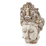 setabianca *Seta Biblo Buddha Kadın Beyaz Eskitme 29X44 Cm