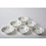 Setabianca Seta Bone Chına Kase 6 Lı Set Gül Gümüş